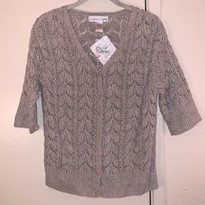 New Crochet Cardigan from Casual Corner